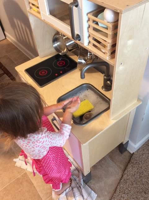 Washing Work | Montessori Practical Life at Home