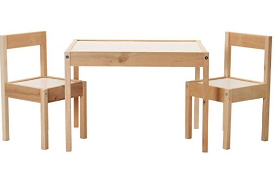 Ikea-Childrens-Table-and-Chairs Montessori Child Size Option