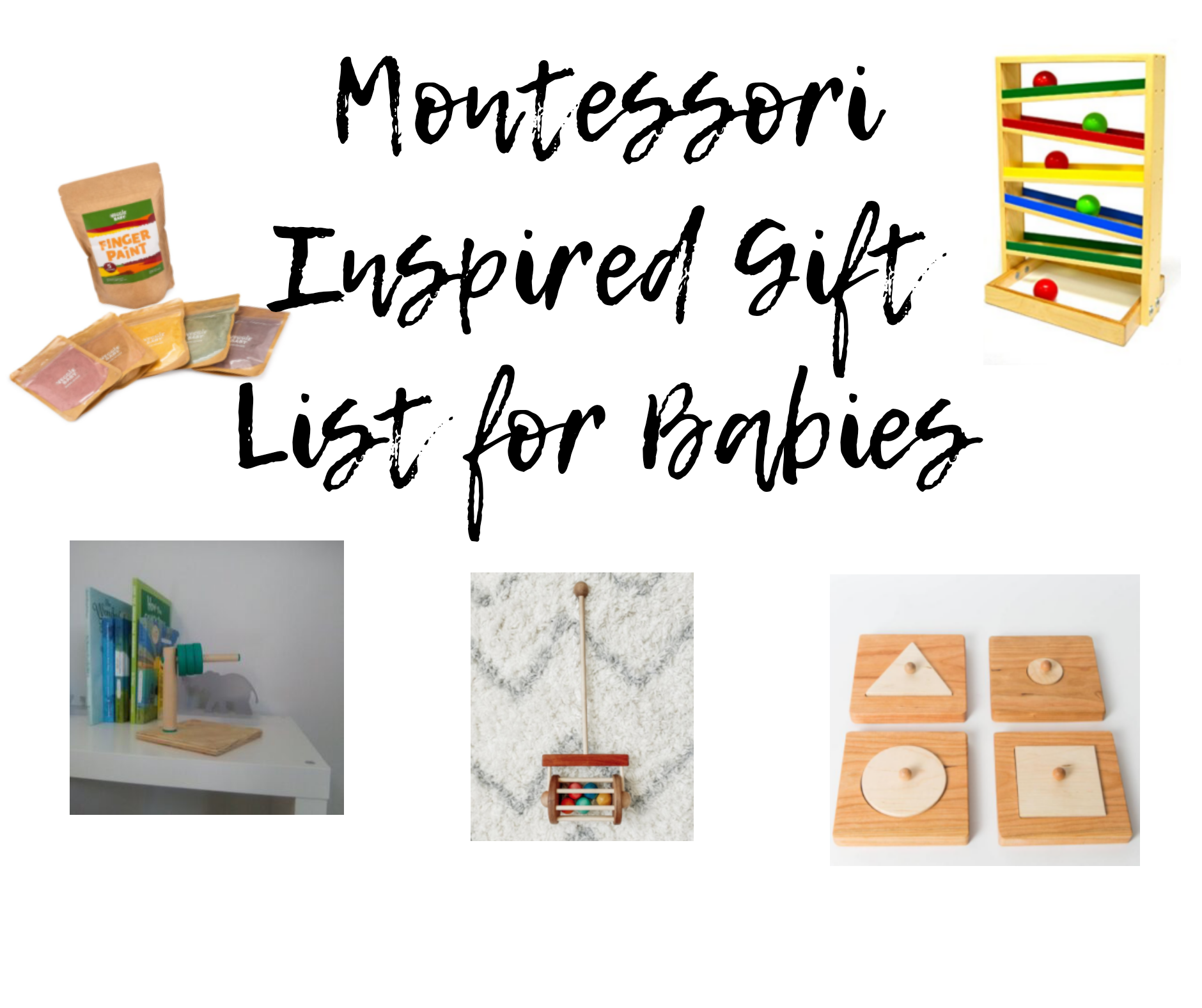 Montessori Inspired Christmas List for Baby 2020