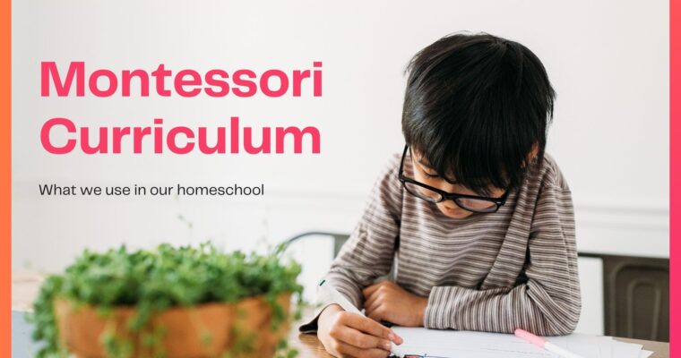 Montessori Homeschool Curriculum for Preschoolers & Kindergarteners